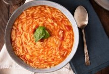 طريقة عمل شوربة لسان العصفور مثل المطاعم