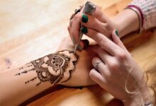 رسومات حنة بسيطة وسهلة لليد