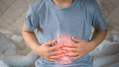 انتفاخ البطن عند الاطفال