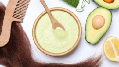 ماسك البيض للشعر المعالج بالبروتين