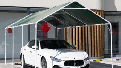 مظلة سيارة متحركة