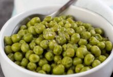 طريقة عمل البسلة المجمدة