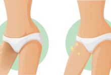 كريم تقشير المناطق الحساسة وتفتيحها