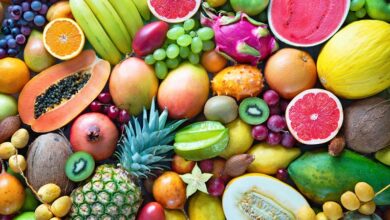 اسماء فاكهة بحرف الشين