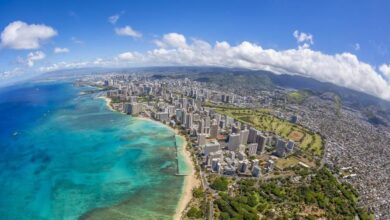 الجزيرة الوحيدة التي تزداد مساحتها باستمرار