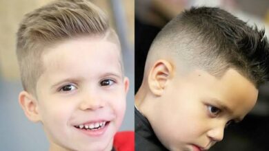 قصات شعر اطفال اولاد فرنسي