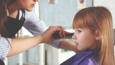 قصات شعر اطفال بنات فرنسي