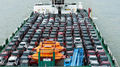 تكلفة شحن سيارة من الامارات الى مصر