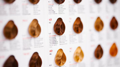 صبغات الشعر البني ودرجاته