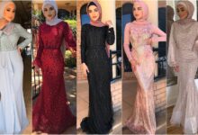 فساتين سواريه محجبات بسيطة