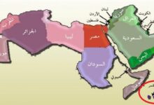 موقع جزر القمر على خريطة الوطن العربي