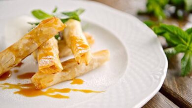 طريقة عمل الجلاش الحلو بدون حشو