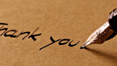 عبارات شكر رسمية