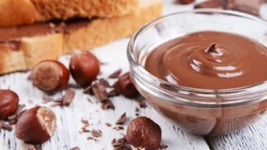 طريقة عمل النوتيلا في البيت بالكاكاو بدون بندق