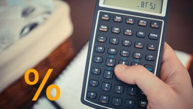 كيفية حساب النسبة المئوية